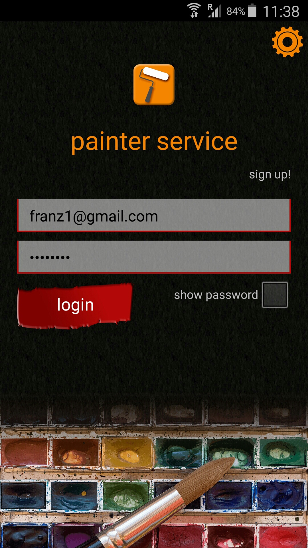 Painter Service Painting tasks checklist Android App ginstr