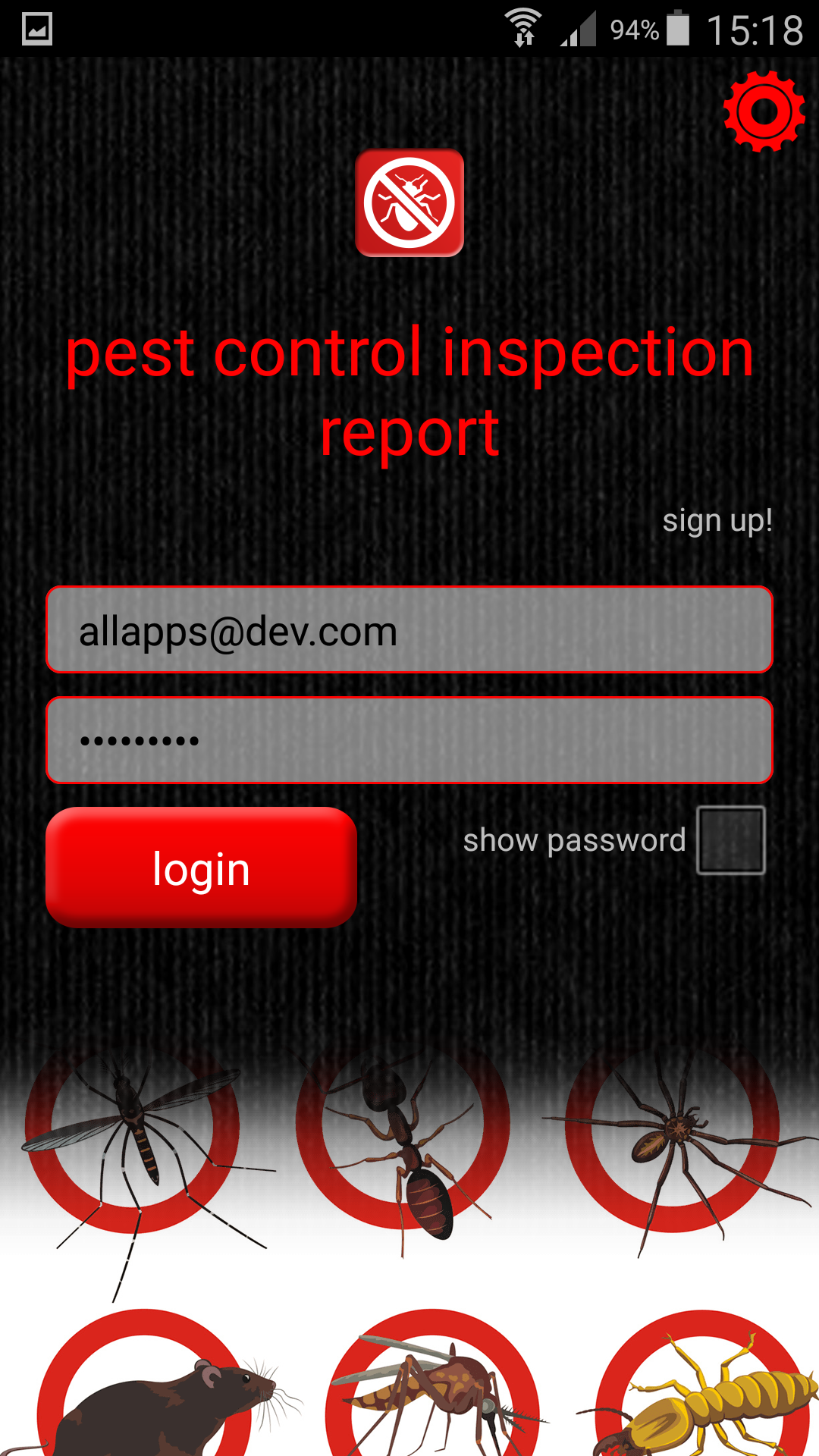 Pest Control Inspection Report Routine Inspection Android App