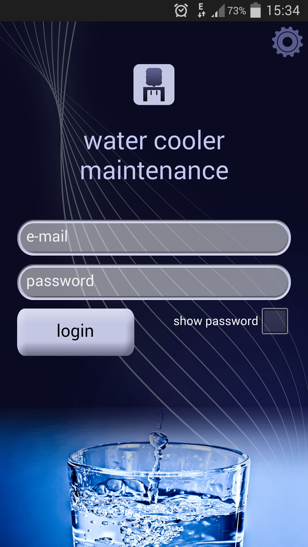 Water Cooler Maintenance Detailed task report Android App ginstr